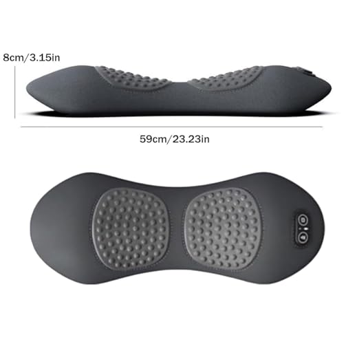 Cuscino massaggiante lombare elettrico con funzione di calore, cuscino in memory foam per auto, sedia da ufficio, divano e casa