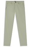 97 % algodón, 3 % elastano Boss Chino_Slim Trousers_Flat, 370open Green, 48W / 36L Hombres