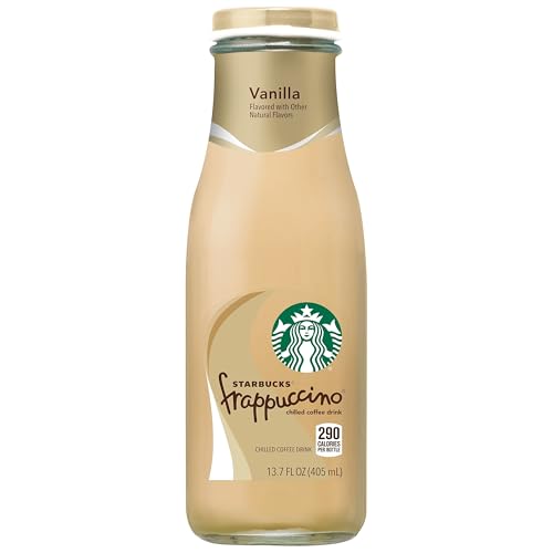 Starbucks Frappuccino Coffee Drink, Vanilla, 13.7 Fl Oz (Pack of 12)