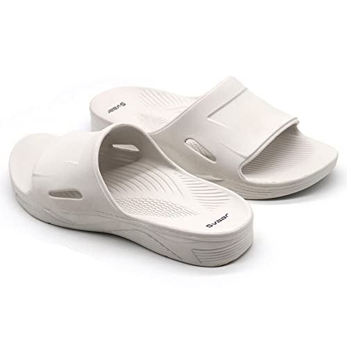Image of SVAAR EveryWear Sliders for Men || Comfortable Indoor Outdoor Slider Slip-on Slippers for Men and Boys
