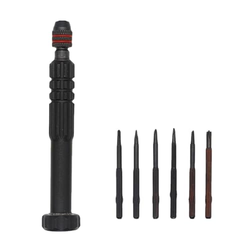 6 in 1 Screwdriver Set Screwdriver Electronic Repair Tool Kit for Laptops PC Eyeglasses Repair Hand Tool Functional Screwdriver