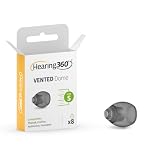 8 Cupole Dome Vented 4.0 Compatibili Phonak RIC e Open Fit – Ricambi Apparecchi Acustici in Silicone – Taglia S