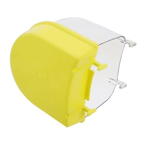 COSMEVIVI 箱 オウムの浴槽 オカメインコの鳥のお風呂 ペット用バスタブ ケージ吊り下げ浴槽 オウム用の浴槽 地鳥風呂 鳥のウォーターディスペンサー ハチドリの水風呂 Yellow