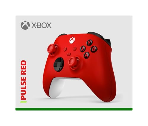 Xbox Manette sans Fil - Pulse Red Pour Xbox Series X, Xbox Series S, Xbox One, Windows 10 & 11, Android et iOS