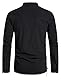 LucMatton Herren Retro Schnürung Mittelalter Kostüm Hemden für Halloween Cosplay Wikinger Pirat Steampunk Vampir Renaissance Gothic Viktorianische Kleidung Schwarz Mittel