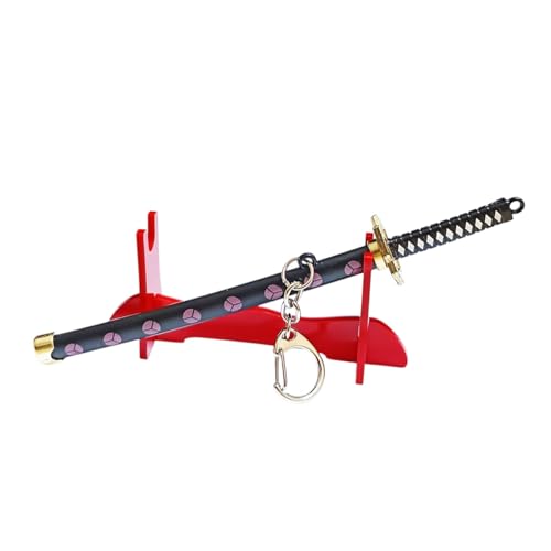 Image of UNSHARPED Metal KATANA Keychain with stand - Multicolor