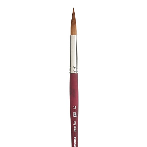 Image of Princeton Velvetouch, Series 3950, Paint Brush for Acrylic, Oil and Watercolor, Long Round, 12