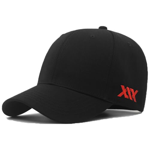 YAMEE Casquette de Baseball Homme Coton Grande Taille,Chapeau de Sport Réglable Homme Classique Réglable Golf Hat,Chapeau de Golf Plage Camping Pêche...