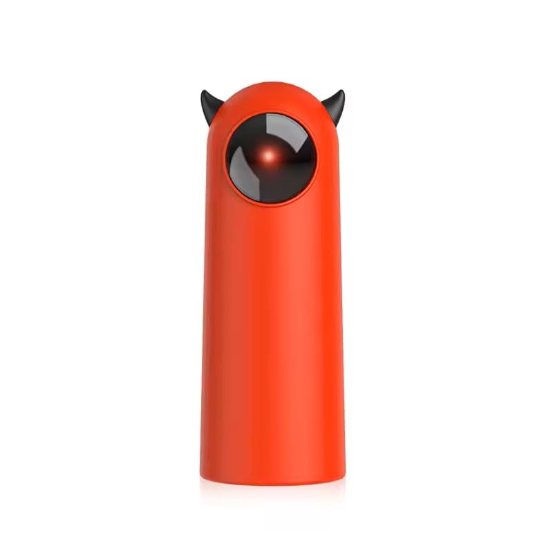 Jouet Laser LED Interactif pour Chat et Chien, Automatique, Portable, Intérieur (Rouge)