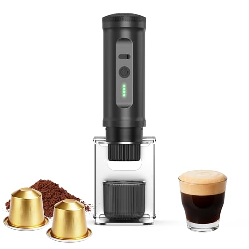 Portable Espresso Machine with Folding Stand