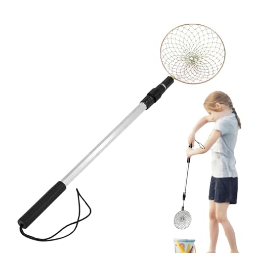 Sea Shell Scooper – Setaccio in lega di alluminio, setaccio per sabbia da spiaggia, setaccio per sabbia extra lungo, manico regolabile, paletta da spiaggia per sabbia, conchiglie da caccia e rocce