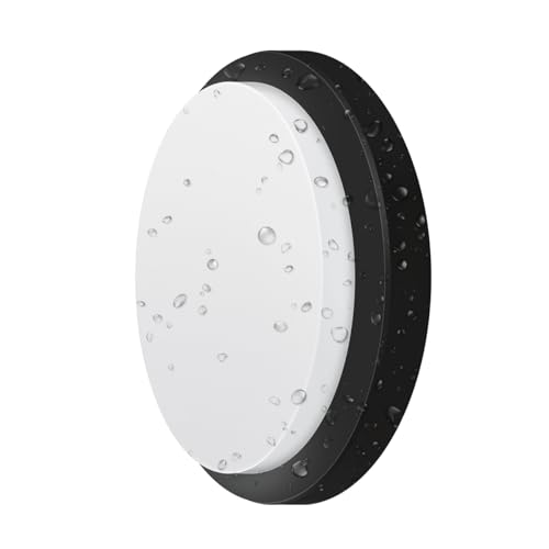 ANWIO Schwarz LED Deckenleuchte rund 13W, 980LM Außenleuchte Extra Flach 48mm IP54 Wasserfest Deckenlampe Bad Garage Keller Wandleuchte Neutralweiß...