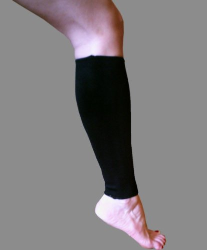 Alpha Medical Calf and Shin Sleeve -Graduated Compression -Cool Elastic (X-Large Beige)