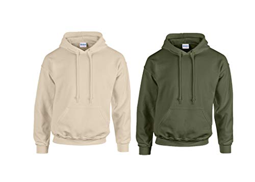 Sweat à capuche Gildan Heavy Blend Medium pour homme et femme confortable