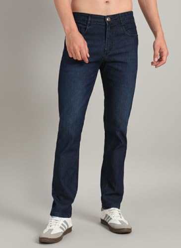 Image of Vogaan Regular Fit Stretchable Jeans for Men | Men's Stylish Denim Cotton Pants