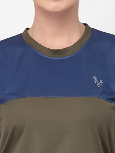 Image of UZARUS Women's Dry Fit Workout Top Sports Gym T-Shirt