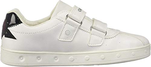 Geox J Skylin Girl C baskets de tous les jours pour l'école et le parc