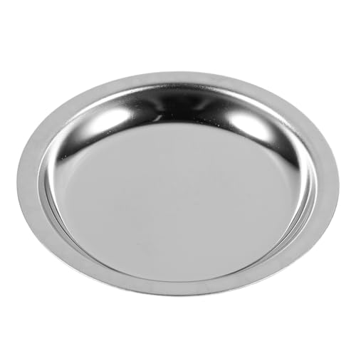 ABOOFAN Stainless Steel Tea Bag Dish Round Tea Bag Coaster for Easy Organization Design for Home Tearoom and Restaurant Use Surfaces from Heat