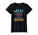 Photo Gallery sassy since 2010 11° compleanno divertente abbigliamento compleanno maglietta Photo Gallery sassy since 2010 11° compleanno divertente abbigliamento compleanno maglietta