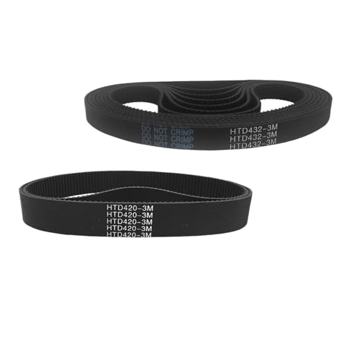 Courroie de distribution en caoutchouc synchrone HTD3M 402mm pour atelier de bricolage