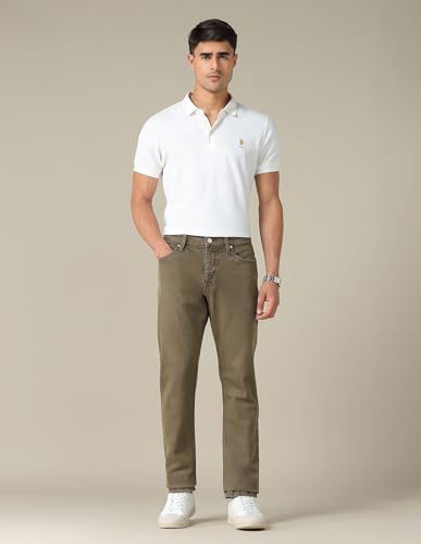 Image of U.S. Polo ASSN. Denim Co. Brandon Fit Jeans for Men, Full Length Mens Denim for Office & Regular Wear