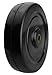Caster Wheel, Rubber, 5 in, 200 lb.