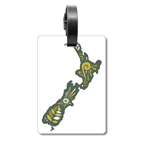 Étiquette valise New Zealand Greenery pour vos vacances au soleil