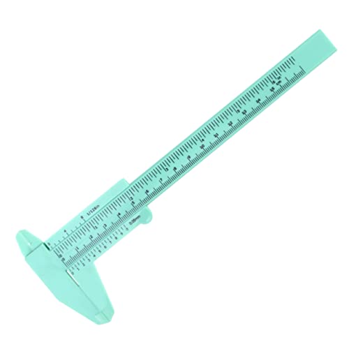 Calibrador mini portátil métrico 150 mm plástico miniatura 1