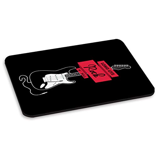 Long Live Rock'n'Roll Guitare Électrique Tapis de Souris PC Ordinateur