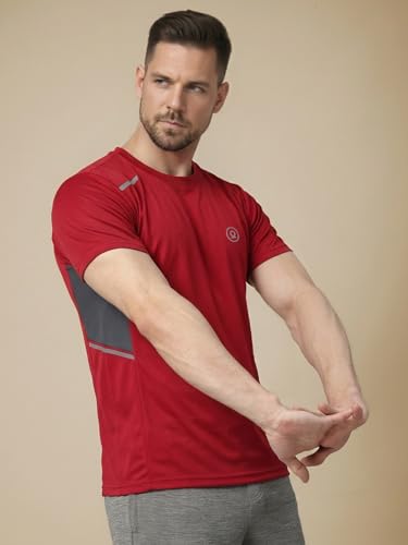 Image of CHKOKKO Gym T Shirts for Men Workout Quick Regular Dry Fit Sports Tshirt for man Breathable Moisture-Wicking Half Sleeve Round Active wear Running Boys T Shirt
