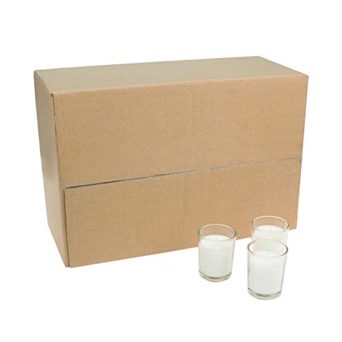 Stonebriar-SB-SP-3210A-15-Hour-Long-Burning-Unscented-Wax-Filled-Votive-Holders-48-Pack-White Stonebriar-SB-SP-3210A-15-Hour-Long-Burning-Unscented-Wax-Filled-Votive-Holders-48-Pack-White