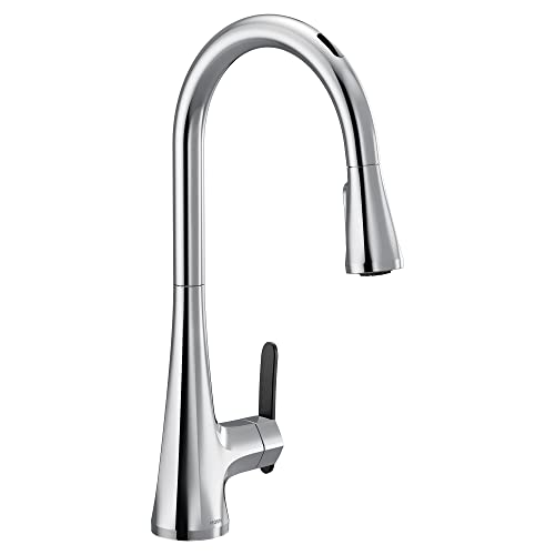 Moen S7235EVC SinemaSmart Faucet Touchless Pull Down Sprayer Kitchen Faucet ...
