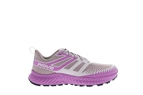 Image of INOV8 Trailfly Women's Trail Running Shoes - Grey /Purple - 9.5 Wide