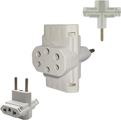 Adaptador De Tomada Universal Benjamim T Com 4 Entradas Multiplicador de Tomadas 10A 20A Até 250v -