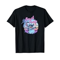 Disney Lilo & Stitch Beach Party Hawaiian Dance Logo T-Shirt