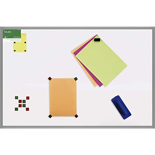 Quadro Branco Magnético, Souza, 60x40 cm, Moldura Alumínio