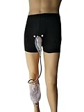 Upgrade Incontinence Briefs for Men Incontinence Underwear Washable with Urine Leg Bag and Silicone Urine Collector Catheter S M L XL XXL (L(Waist33-42inch))