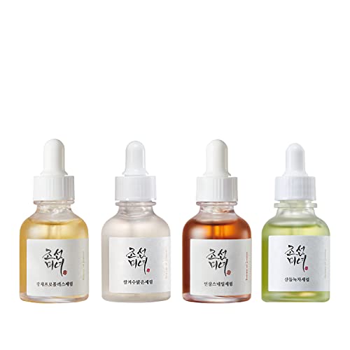 [Perfect Hanbang Palette] Glow Serum : Propolis+Niacinamide + Revive Serum : Ginseng+Snail Mucin + Calming Serum : Green tea+Panthenol + Glow Deep Serum : Rice + Alpha-Arbutin