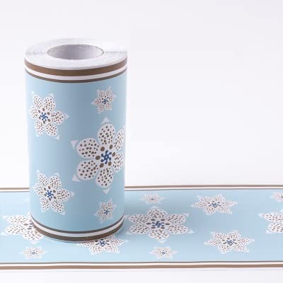 Lyhydma 1014 Wallpaper Border Waterproof Baseboard Self Adhesive 10M Length Waistline Border Wall Stickers(1014)