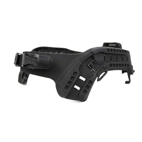 Boltless ARC Rail and NVG Shroud Retrofit Kit for Tactical Helmets (Black)