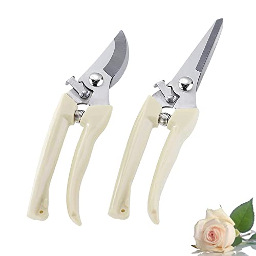 Set de 2 Tijeras para Flores de Acero Inoxidable miniatura 1