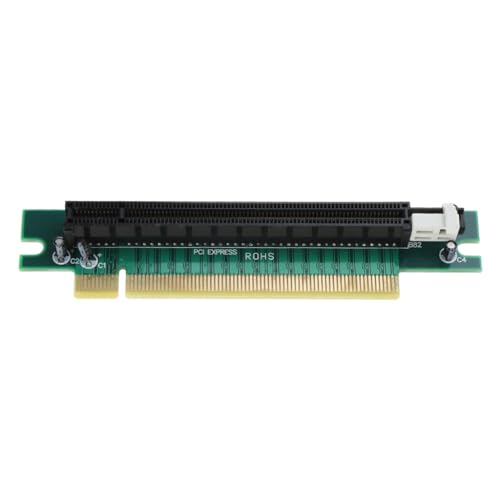 Adaptador PCIE Express 16X en ángulo de 90 grados para chasis de computadora 1U miniatura 1