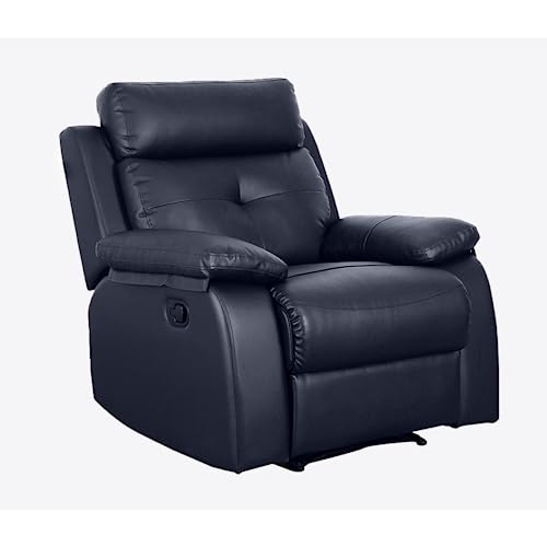 Image of Lofty Dreams Teamo Motorized Recliner Sofa 1 Seater - Easy Chair for Relaxation, Automatic Features, Luxurious Black Design, Plush Support, Durable Build, 5-Year Warranty