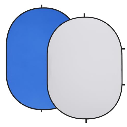 Kate Collapsible Blue Grey Twist Pop-Up Backdrop