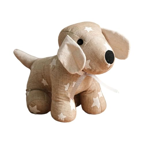 Gralara Tope de Puerta Decorativo de Tela con Peso de Peluche para Dormitorio