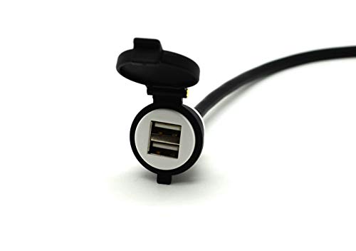 Cable USB Motocicleta Cliff-Top Carga Directa 4.2 Amp de Alta Intensidad 2