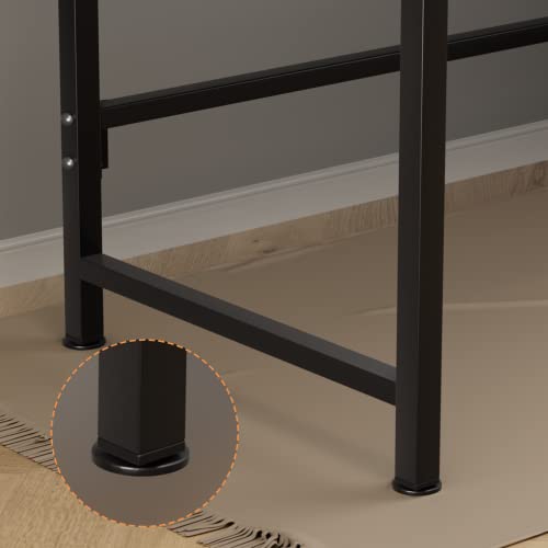 Hldirect Sturdy Writing Desk With Carbon Fibre Surface 32" Small Computer Desk For Small Spaces Ergonomic Home Office Desks Modern Simple Work Table Black #TOP4