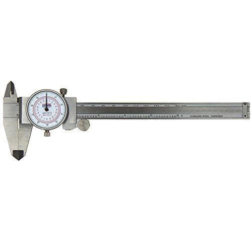 Anytime Tools Dial Caliper 6" / 150mm Dual Reading Scale Metric SAE Standard Inch mm
