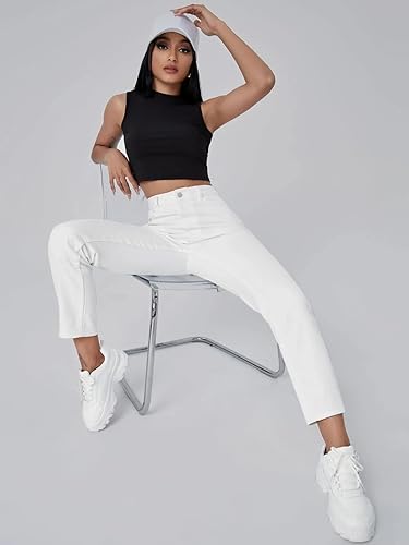 Image of KOTTY Clean Cut Regular Jeans - Mid Rise Fit with Streamlined Shape