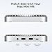 40Gbps Aluminum Hub & Stand for New M4/M4 Pro Mac mini (2024) with 40Gbps NVMe/M.2 SSD Enclosure, 2X USB-A, USB-C Host, 3.5mm Audio – Compatible with All New Mac mini M4/M4 Pro